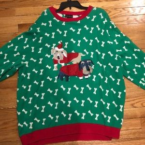 Men’s Doggie Christmas Sweater